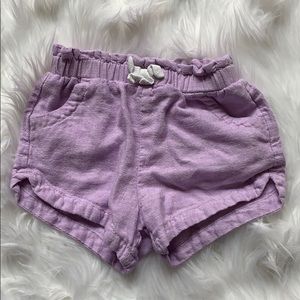 Linen shorts
